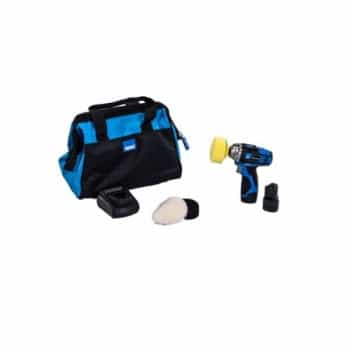 Pulidora Draper de 10,8 V (12 V) con 2 baterías y bolsa