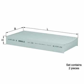 Filtro interior LA 122/S Mahle