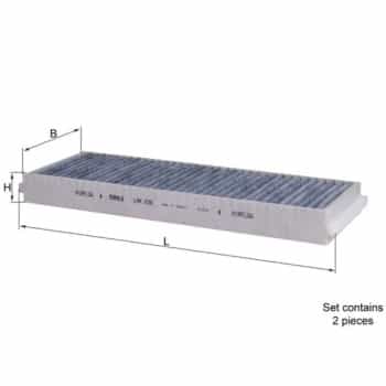 Filtro interior LAK 239/S Mahle