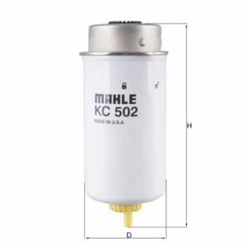 Filtro de combustible KC 502 Mahle