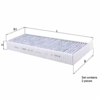 Filtro interior LAK 1157/S Mahle