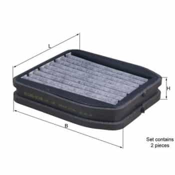 Filtro interior LKK 165/S Mahle