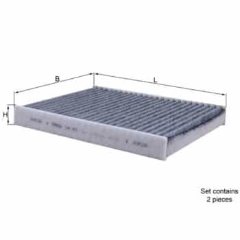 Filtro interior LAK 467/S Mahle