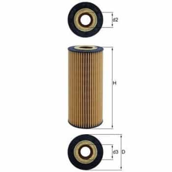 Filtro hidráulico, transmisión automática HX 77 Mahle