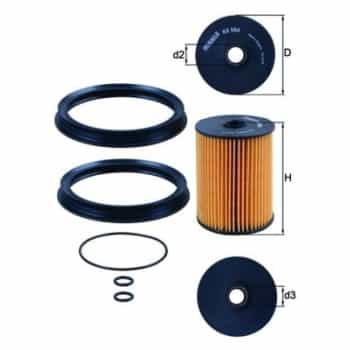 Filtro de combustible KX 504D Mahle