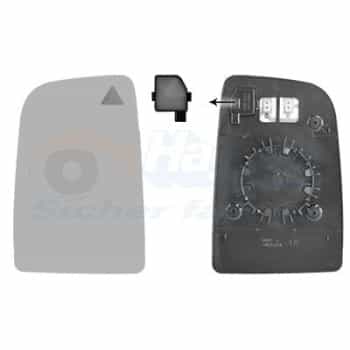 Cristal de espejo, retrovisor exterior *HAGUS* 3083835