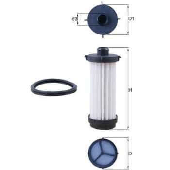Filtro hidráulico, transmisión automática HX 232D Mahle