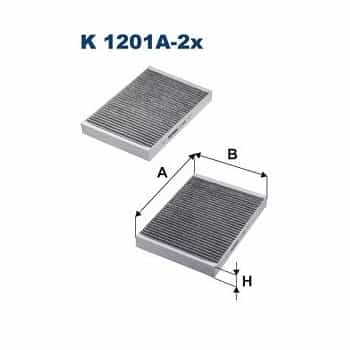 Filtro interior K 1201A-2x Filtron