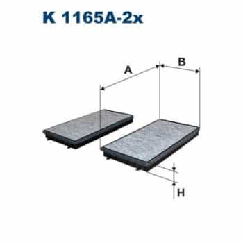 Filtro interior K 1165A-2x Filtron