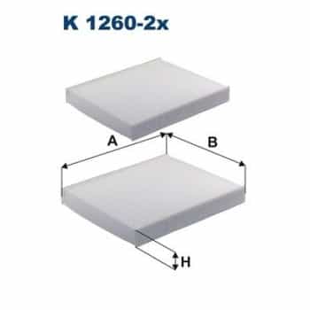 Filtro interior K 1260-2x Filtron