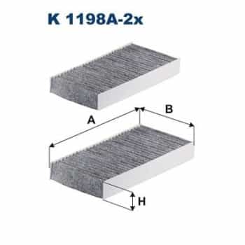 Filtro interior K 1198A-2x Filtron