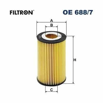 Filtro de aceite OE 688/7 Filtron