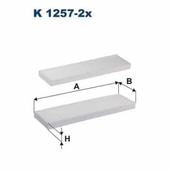 Filtro interior K 1257-2x Filtron