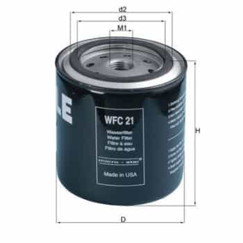 Filtro de refrigerante WFC 21 Mahle