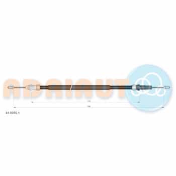 Cable de tracción, freno de estacionamiento 41.0255.1 Adriauto 