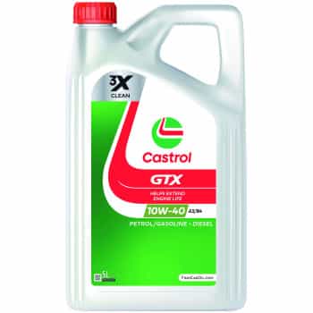 Aceite de motor Castrol GTX Ultraclean 10W40 A3/B4 5L