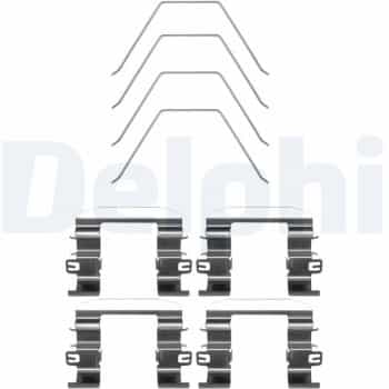 Kit de accesorios, pastilla de freno de disco