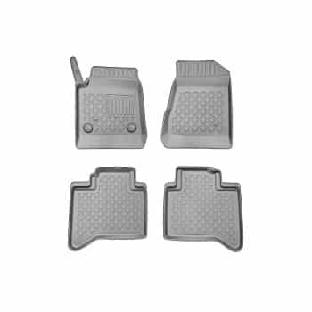 Alfombrillas de goma compatibles con la camioneta Maxus T90 EV (eléctrica) del año 2022; juego completo (FS)