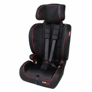 Silla infantil Carkids I-Size Luca 76-150 cm Negro/Rojo