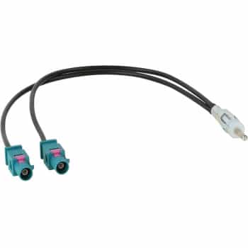 Adaptador Antena 2x FAKRA (Z) -> DIN (m)