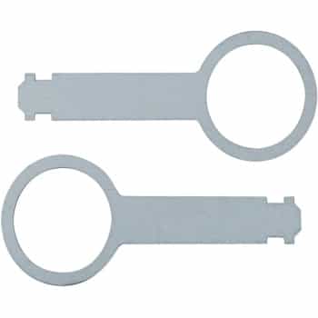 Llave de desbloqueo Audi- Volkswagen- Seat- Skoda con cerradura de liberación vertical (2 piezas)