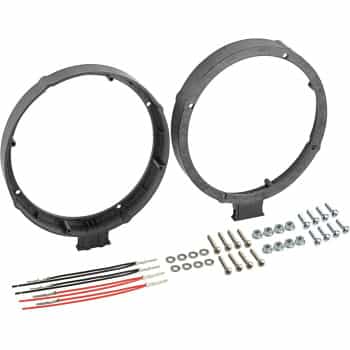 Anillo para altavoz 165mm Varios modelos Seat - Skoda - Volkswagen - Mitsubishi Con conexión para altavoz incorporado.