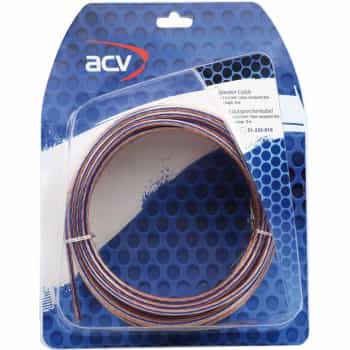 Cable de altavoz 2 x 2,50 mm azul transparente 10 m