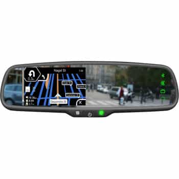 Moniteur miroir 4,3 pouces avec navigation Win CE + mains libres Bluetooth
