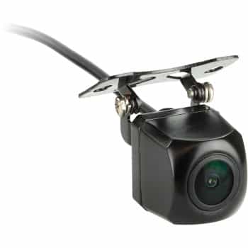 Mini cámara de marcha atrás universal negra NTSC con líneas de imagen y función espejo