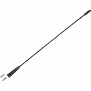Antena AM/FM de fibra de vidrio de 36 cm con adaptadores M5 y M6