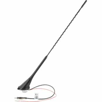 Antena de techo universal de 16 V AM/FM amplificada (activa), ángulo de montaje de 52 grados