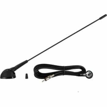 Antena de techo universal AM/FM con ángulo de montaje de 0 a 70 grados