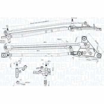 Varillaje del limpiaparabrisas