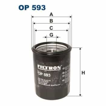 Filtro de aceite OP 593 Filtron