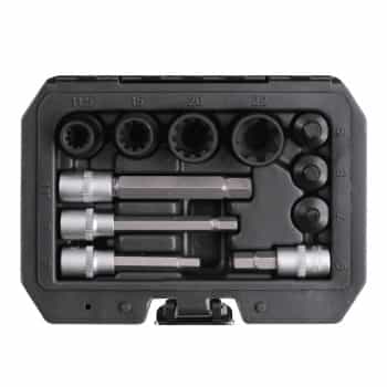 Juego de llaves para pinza de freno Rooks VAG, BMW, PSA, MB (11 piezas)