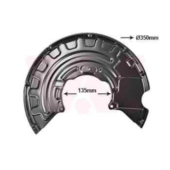 Placa de cubierta, disco de freno