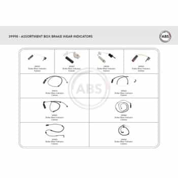 Contacto de advertencia, desgaste de pastillas/forros de freno 39998 ABS