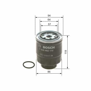 Filtro de combustible F026402110 Bosch