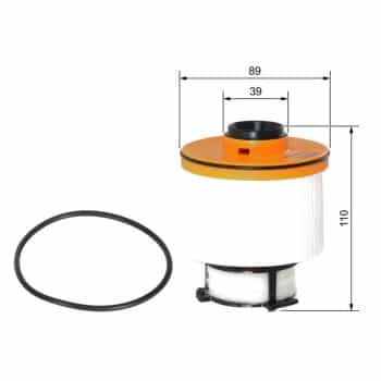 CARTUCHO DE FILTRO DE COMBUSTIBLE F 026 402 225 Bosch