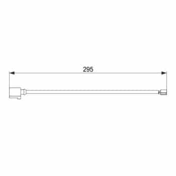 Contacto de advertencia, desgaste de pastillas/forros de freno 1 987 474 565 Bosch