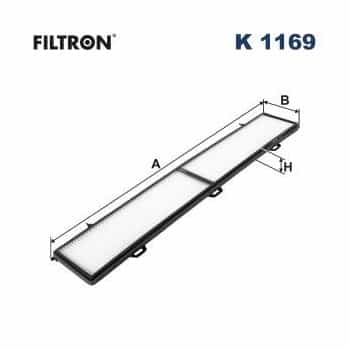 Filtro interior K 1169 Filtron
