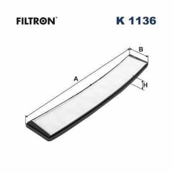 Filtro interior K 1136 Filtron