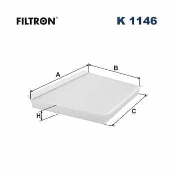 Filtro interior K 1146 Filtron