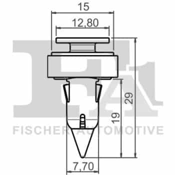 Clip, tira decorativa/protectora