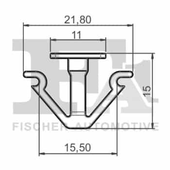 Clip, tira decorativa/protectora