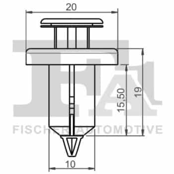 Clip, tira decorativa/protectora