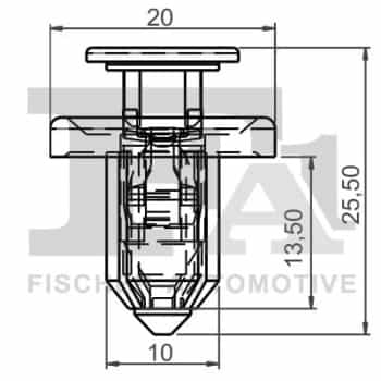 Clip, tira decorativa/protectora