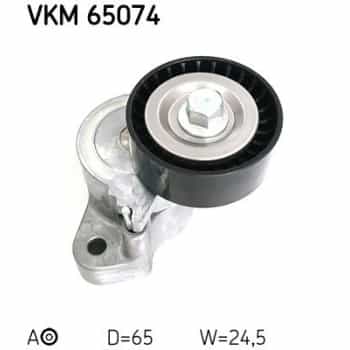 Polea tensora, correa Poly V VKM 65074 SKF