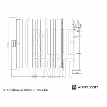 Filtro interior ADBP250087 Blue Print