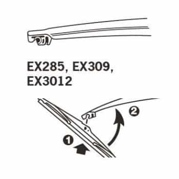 Limpiaparabrisas EX3012 Trico